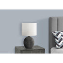  Monarch I 9764 16"H Table Lamp - Black Resin/Ivory Shade IMAGE 2