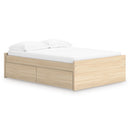  Signature Design by Ashley Onita EB9632B8 Full Platform Bed with 1 Side Storage IMAGE 1
