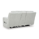  Signature Design by Ashley Forest Lake PC6420318 Power Reclining Loveseat with Console and Adjustable Headrest IMAGE 6