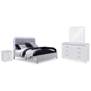  Signature Design by Ashley Jarlee PCB392B2 Queen Upholstered Panel Bed IMAGE 5