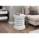  Monarch I 4153 25" Accent Table - White IMAGE 2