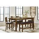  Signature Design by Ashley Ralene D594-09 Double Counter Upholstered Bench IMAGE 6