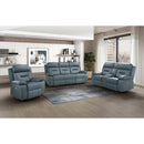  Mazin Furniture Laconia Power Glider Leather Match Recliner 9629BGY-1PWG IMAGE 4
