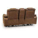  Signature Design by Ashley Gruaro PCU1420018 Power Reclining Loveseat with Console  & Adjutasble Headrest IMAGE 3