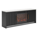  Signature Design by Ashley Cadmori W2616W2 63" TV Stand with Electric Fireplace IMAGE 1