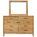  Mako Wood Furniture Nexus 9-Drawer Dresser 102-40-9 IMAGE 4