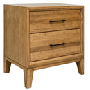  Mako Wood Furniture Nexus 2-Drawer Nightstand 102-60 IMAGE 1