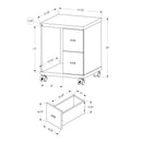Monarch Office Desk Components Storage Unit M0778 IMAGE 5