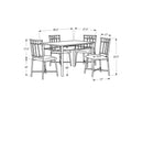 Monarch 5 pc Dinette M0004 IMAGE 5