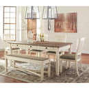 Signature Design by Ashley Bolanburg Dining Table 166190 IMAGE 7