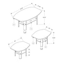 Monarch Occasional Table Set M0751 IMAGE 5