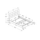 Monarch Full Upholstered Panel Bed M0885 IMAGE 5
