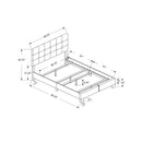 Monarch Queen Upholstered Panel Bed M0896 IMAGE 5