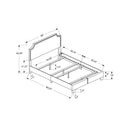 Monarch Full Upholstered Panel Bed 168323 IMAGE 5