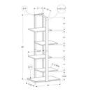 Monarch Bookcases 5+ Shelves M0733 IMAGE 5