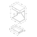 Monarch Accent Table M1088 IMAGE 5