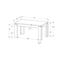 Monarch Dining Table M1468 IMAGE 9