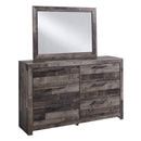 Benchcraft Derekson 6-Drawer Dresser with Mirror 168493/494 IMAGE 1